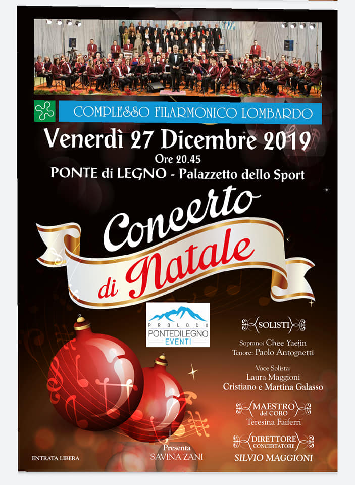 CONCERTO PONTE DI LEGNO 27 DICEMBRE 2019