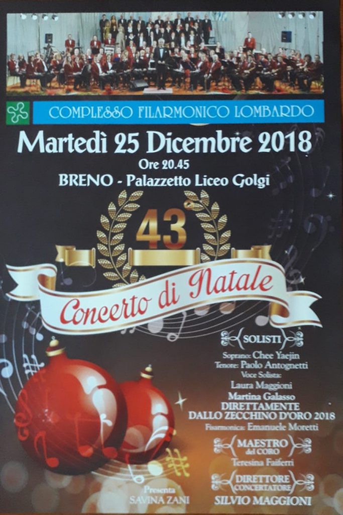 CONCERTO DI NATALE 2018 BRENO